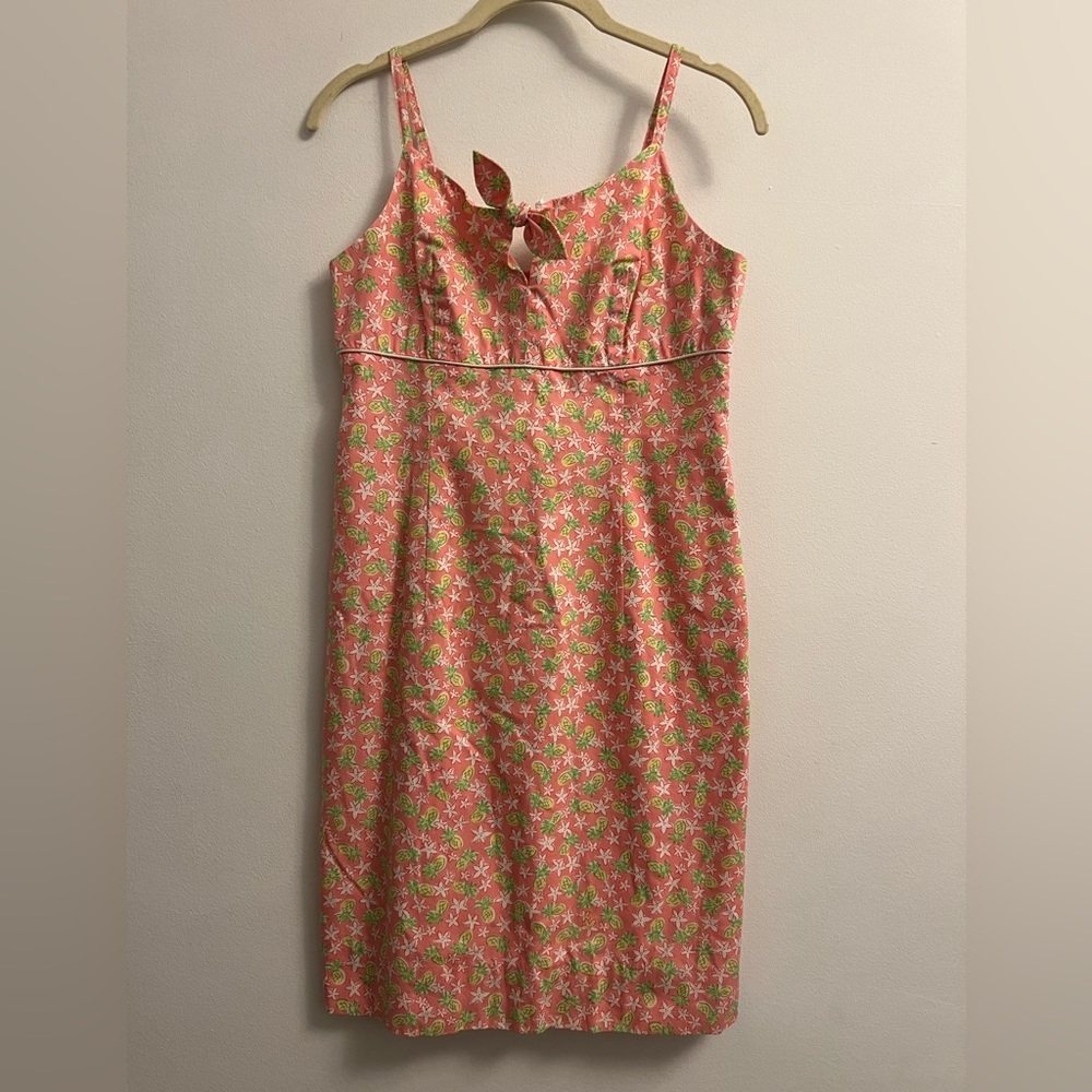 Lilly Pulitzer Mini Sundress in Pineapple Passion - Vintage - Pink